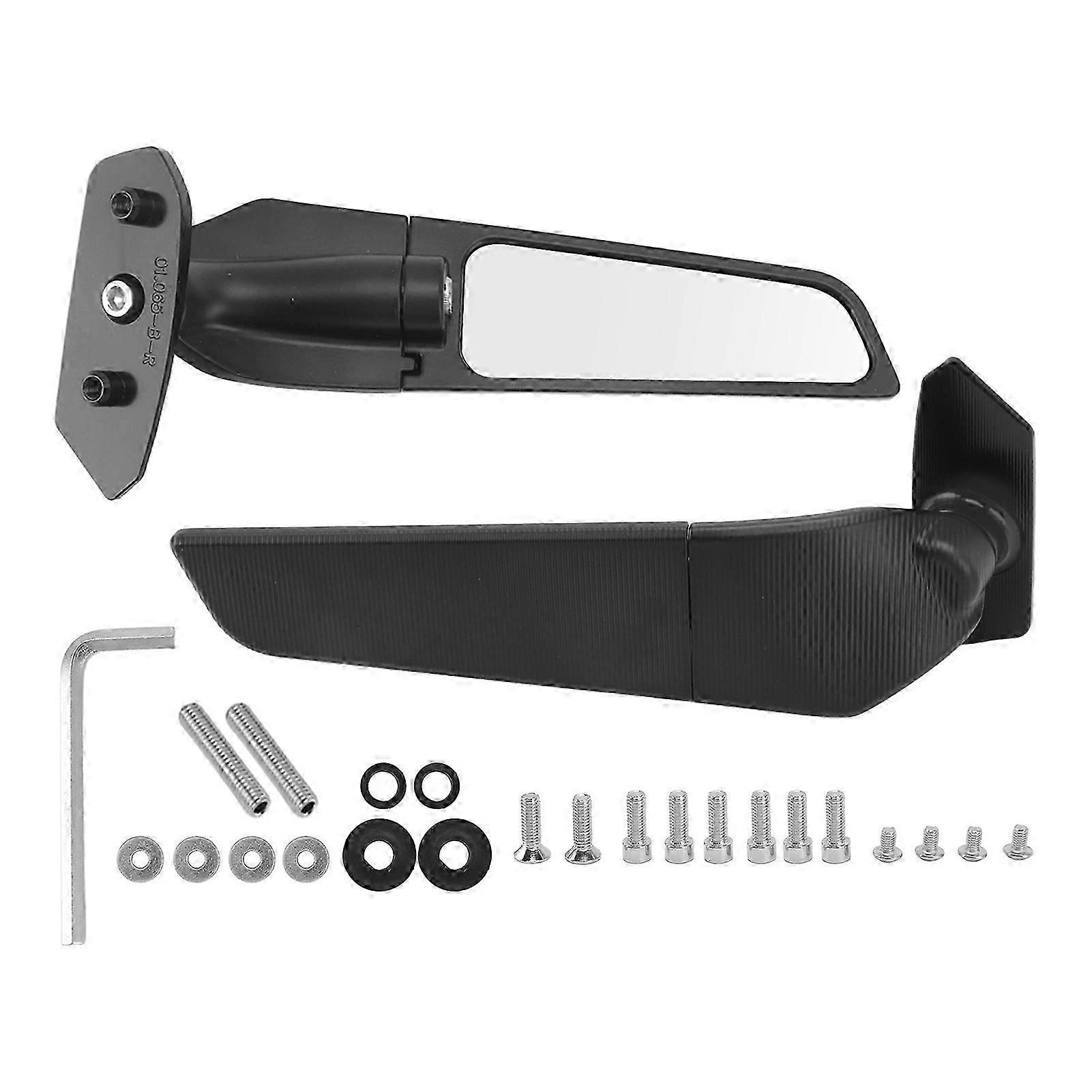 Motorcycle Wind Wing Mirror Rotatable Rearview Mirror Replacement For Suzuki Gsxr 1000 20172021