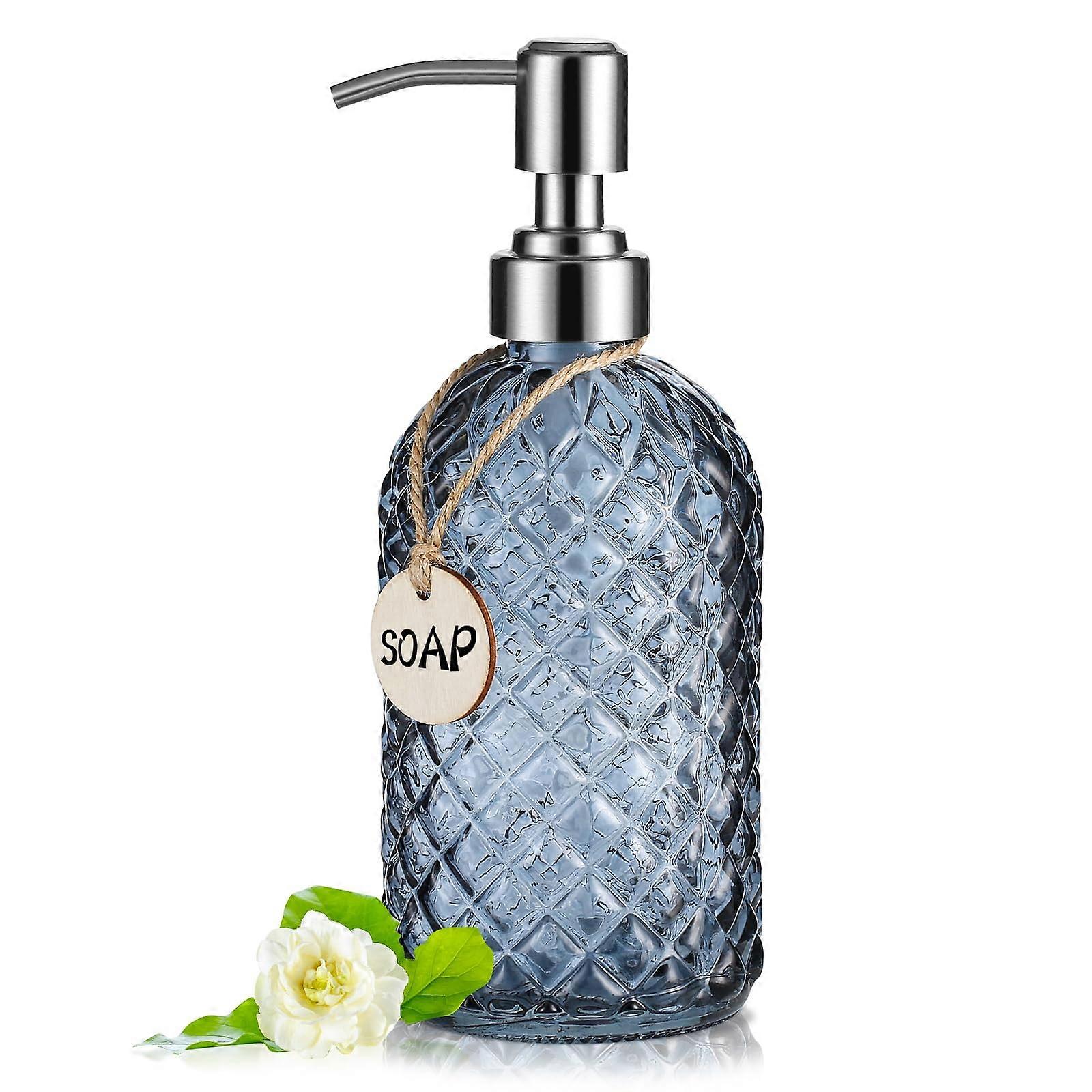 16 Oz Clear Soap Dispenser for Hand Soap or Dish Soap
