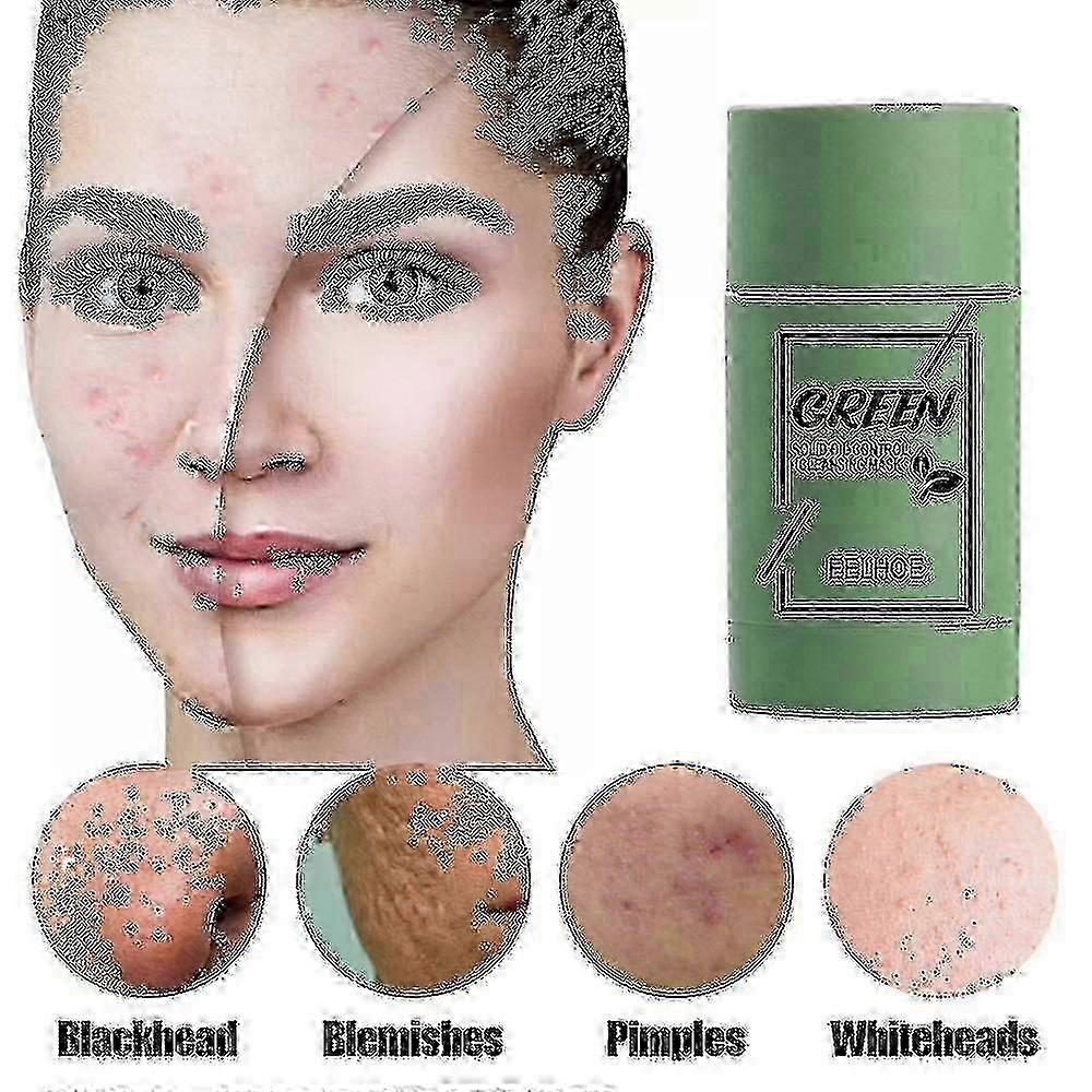 Purifying Stick Mask Oil Control And Anti-acne Eggplant Solid Fine -