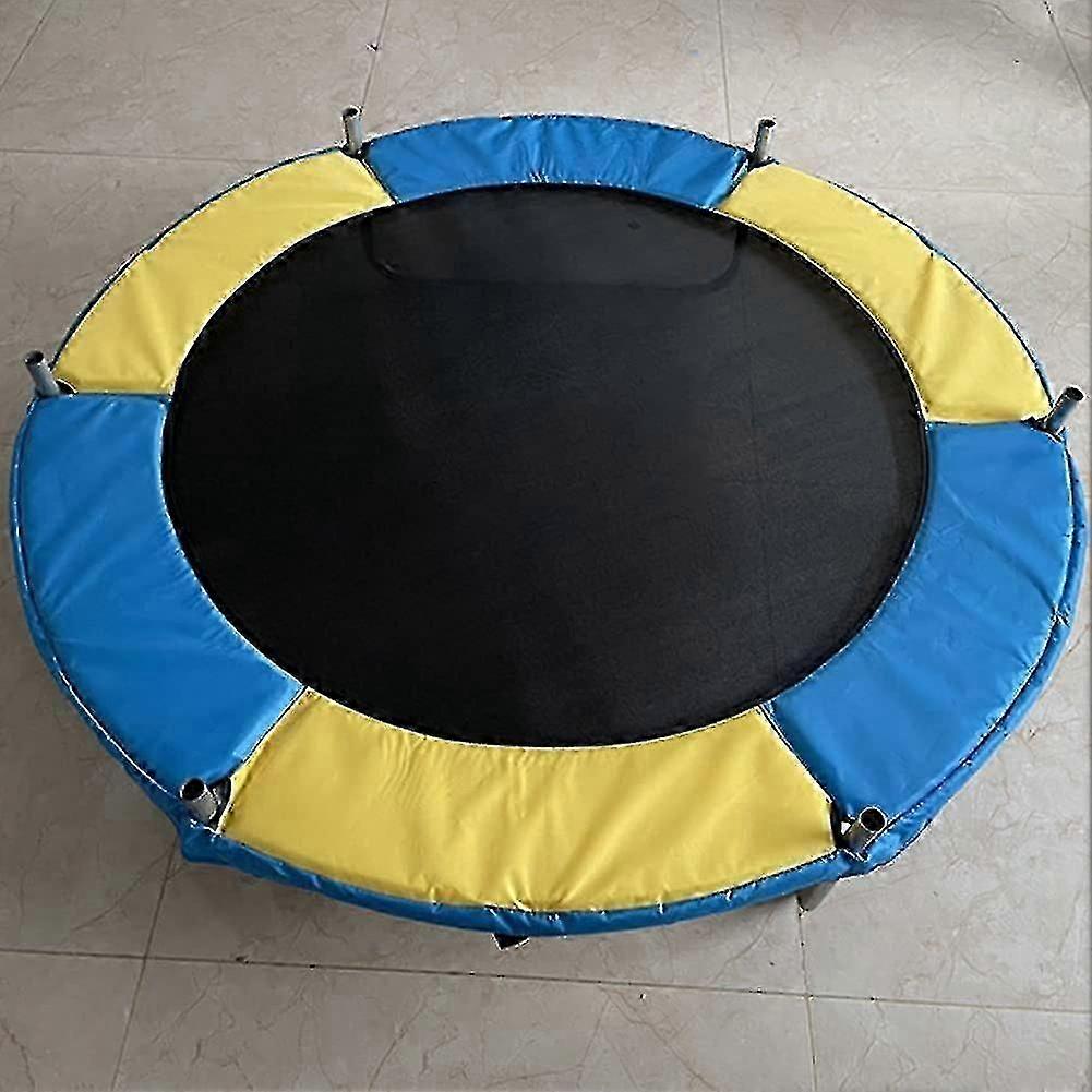Trampoline Protection Pad, Foam Safety Guard Spring Cover For Trampoline Protection From Weather And Debris Diameter 140cm(yellow Blue)