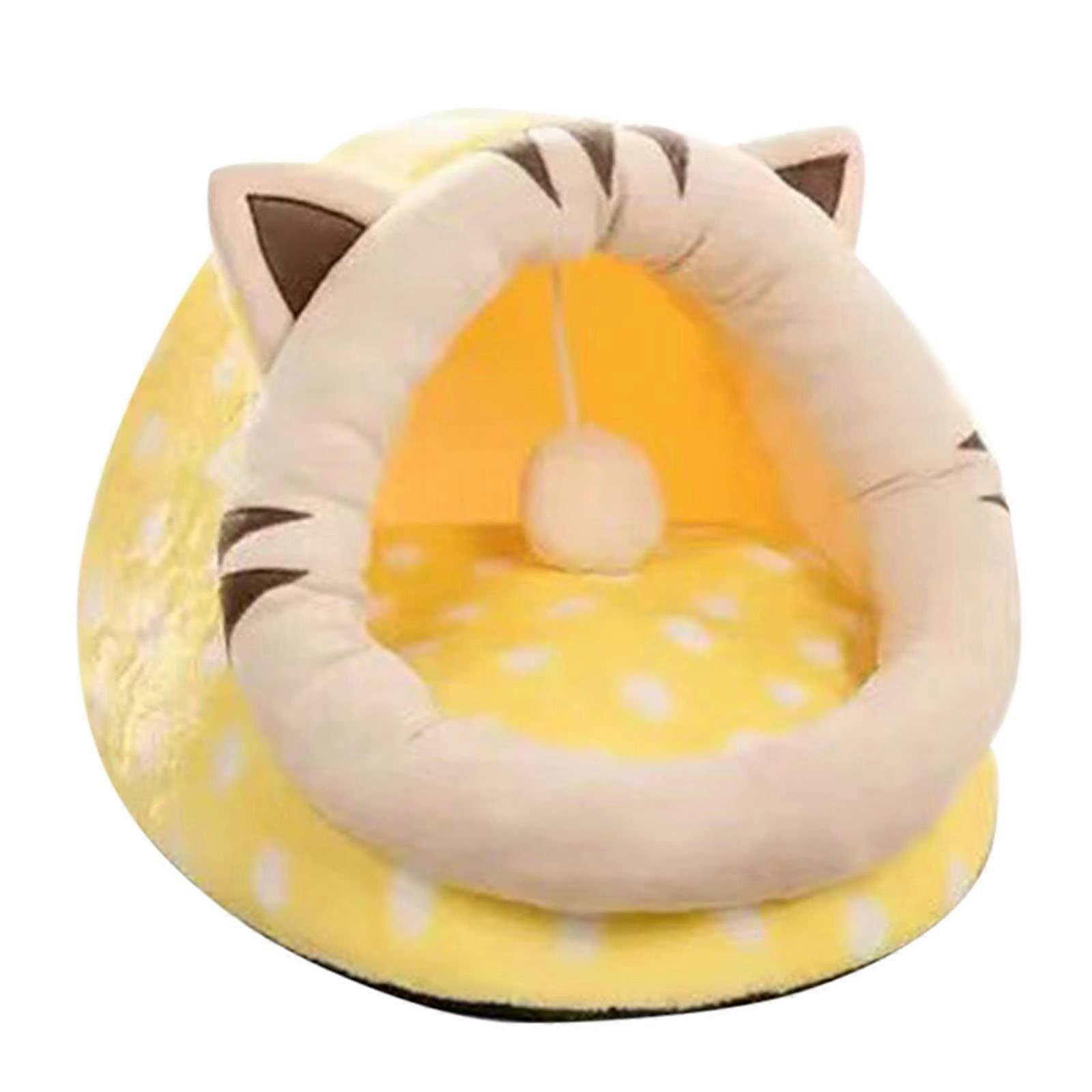Cute Window Sill Cat Bed Soft Plush Fabric Suction Cup Window Mount Small Medium Grey Beige Fits Standard Window Sill