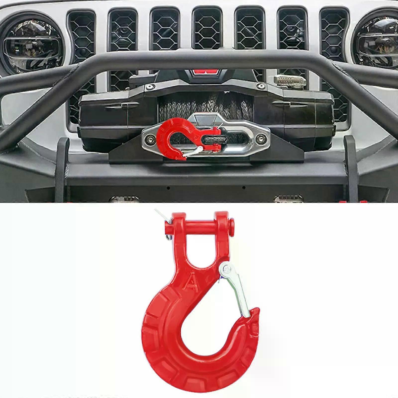 35000Lbs/16T Winch Cable Hook Clevis Rigging Tow Trailer & Latch ...