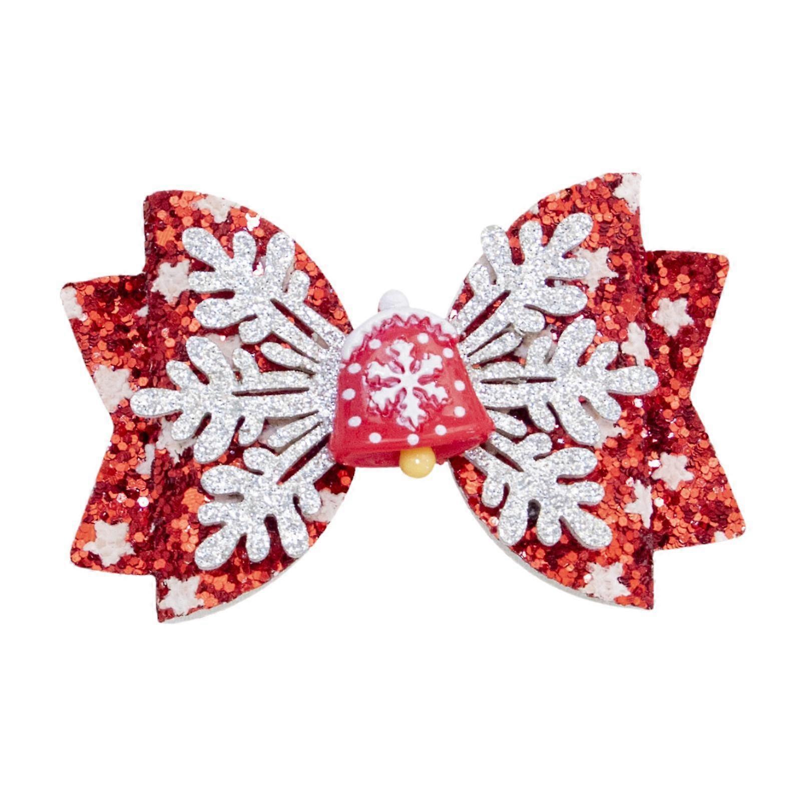 Işıltı Noel Yay Barrette Moda Başlık Balo Doğum Günü Düğün Partisi için