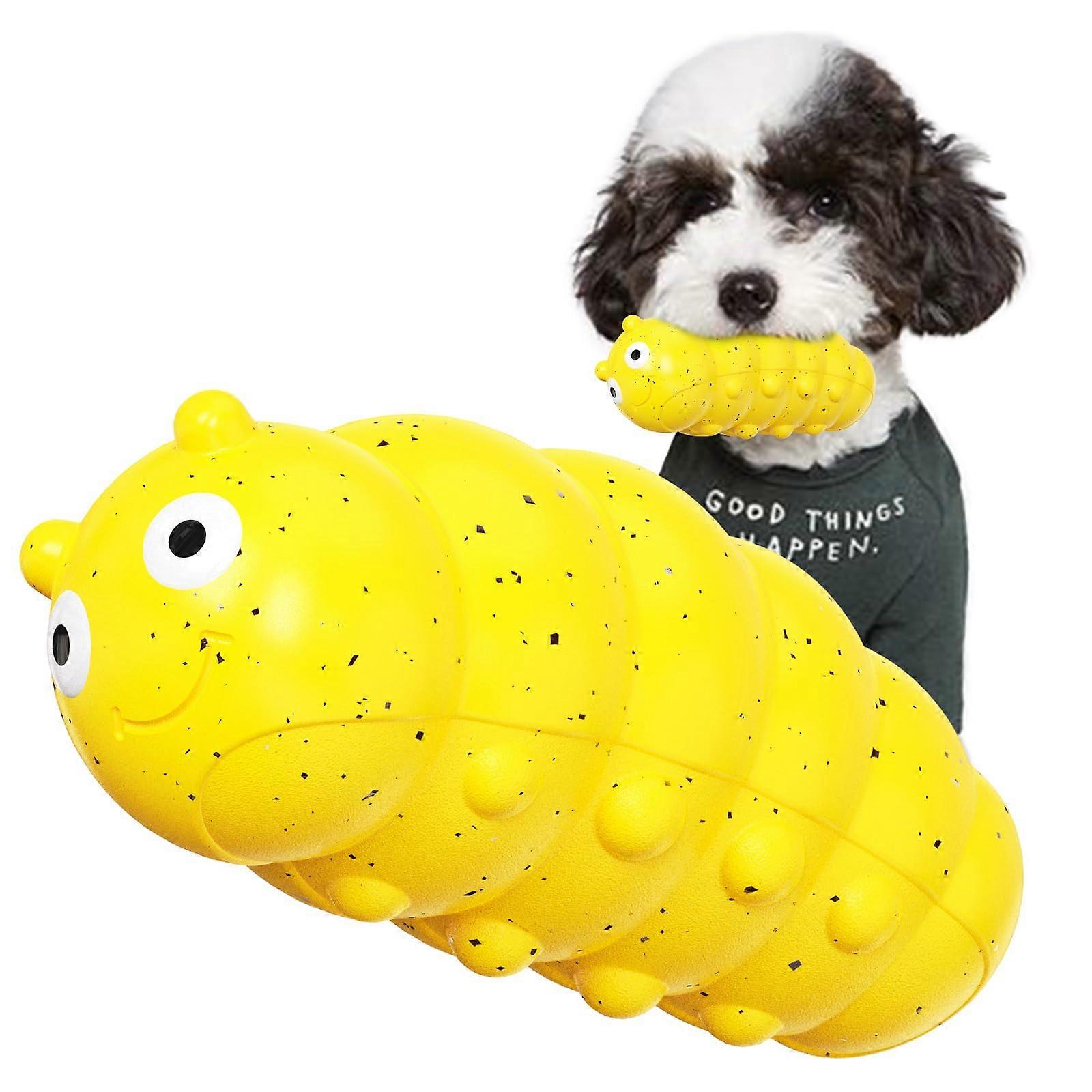 Dog Chewing Toys for Aggressive Chewers - Durable Squeaky Interactive Puppy Dental Training Toys, Medium Size