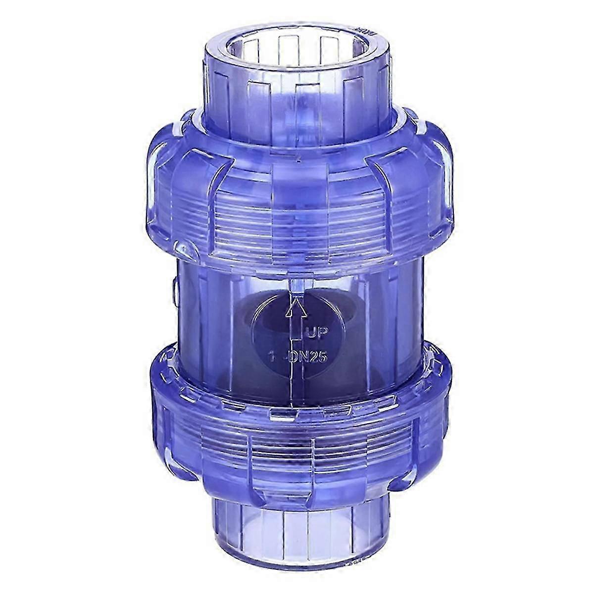 Clear UPVC Check Valve True Union Swing Check Valves Backflow Valve Pool Ball Non Return Valve Pipe