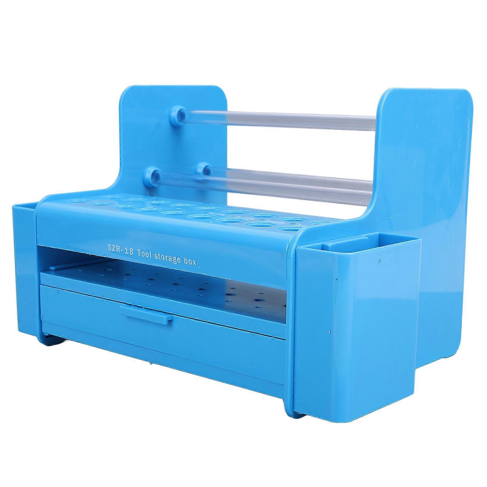 Screwdriver Storage Rack Multifunctional Large Capacity Plastic Desktop Organizer Holder for Tweezers Small Objects 