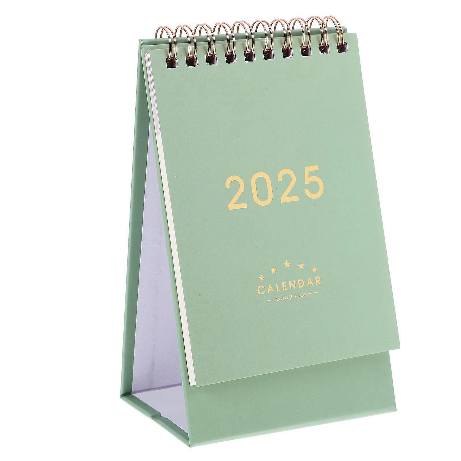 Desk Calendar 2024-2025 Standing Flip Calendar for Desk Monthly Calendar Convenient Table Calendar 2024-2025 New Year Schedule Calendar Office Accesso
