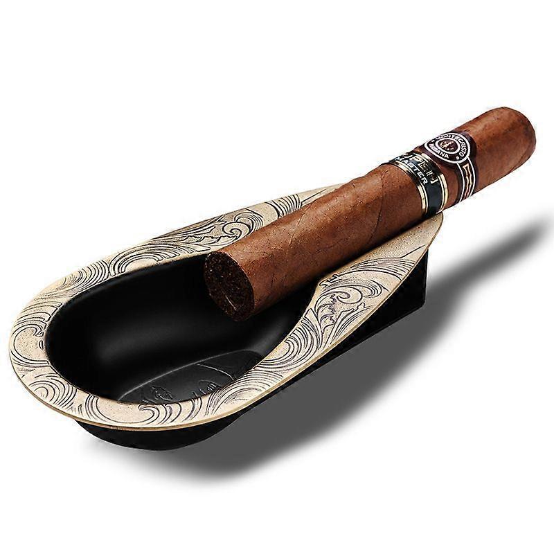 Cigarloong Eggplant Dragon Cigar Ashtray Vintage Bronze Buffing Patterns Large Sized Creative Fashion Ashtray Clg-065C
