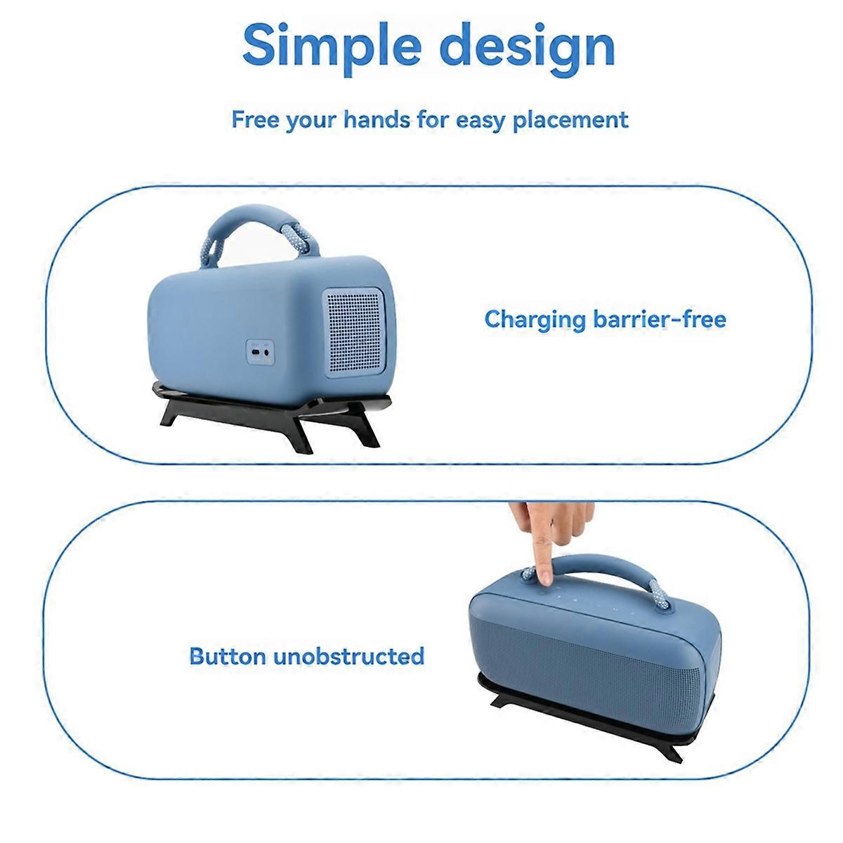 Desktop Stand for SoundLink Max Portable Speaker, Acrylic Speaker Holder Display Shelf Anti-Slip Ba