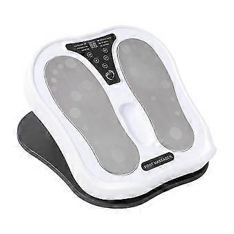 Elektrische voetmassager met afstandsbediening voetcirculatiestimulator verhoogde bloedcirculatie ontspannende spiermassage voor voetpijn 15 speed vibr