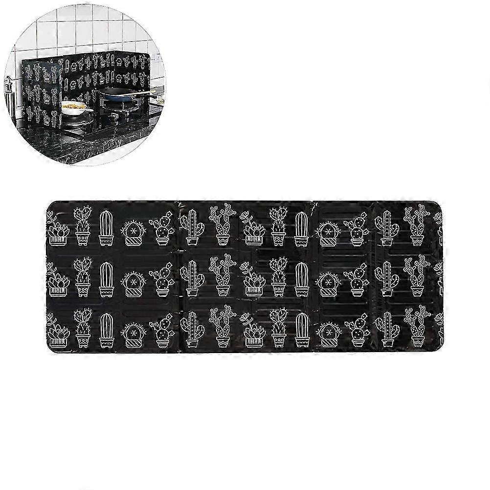 Folding Oil Splatter Shield Splash Proof Panels Gas Stove Shield for Kitchen