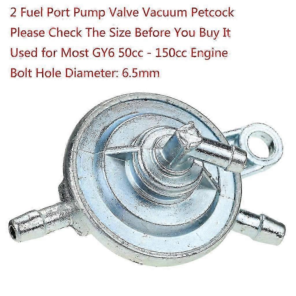 GY6 50cc/150cc Vacuum Fuel Petcock Pump For Chinese Scooters, ATVs & Motorcycles