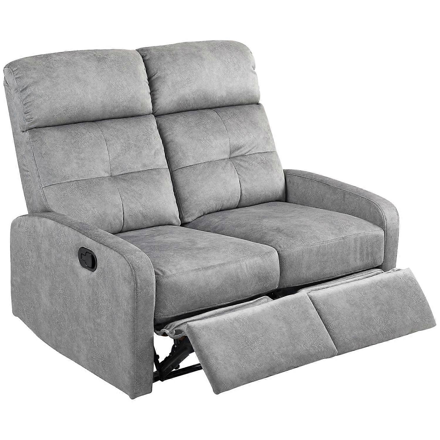 TV seat, relaxation chair with reclining function, 2-seater sofa, TV chair with pocket spring core, two-seater cinema seat with