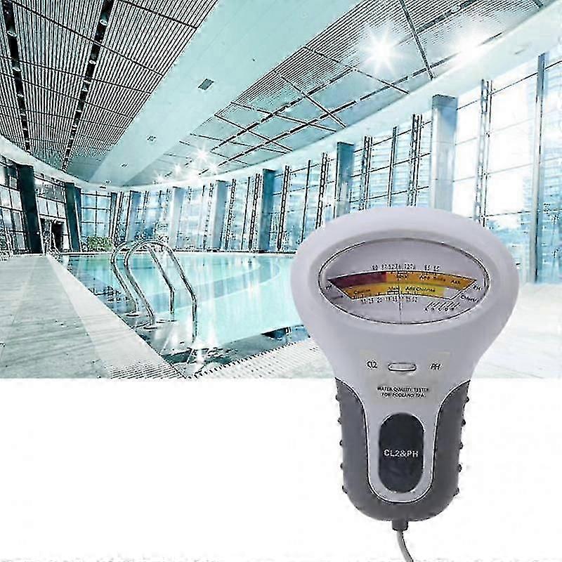 Chlorine Meters Ph Tester 2 In 1 Tester Water Quality Testing Device Cl2 Measuring For Swimming Pool Aquarium Drinking Water