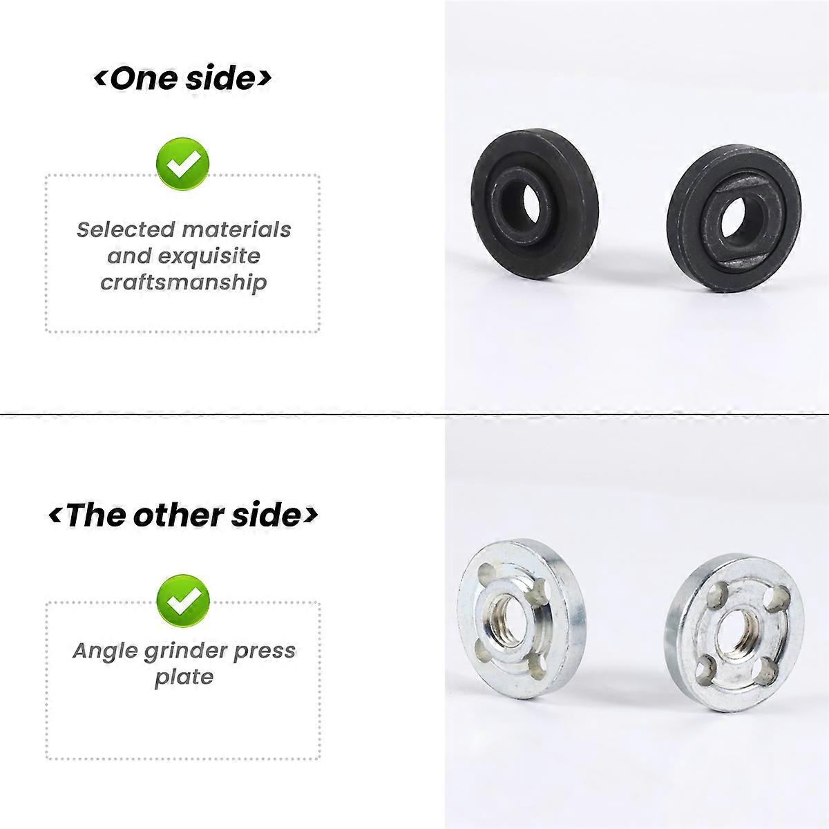 2-Pack Grinder Lock Button Repair Kit - Black Metal & Plastic Parts With Springs & Pins For 9523NB Angle Grinder