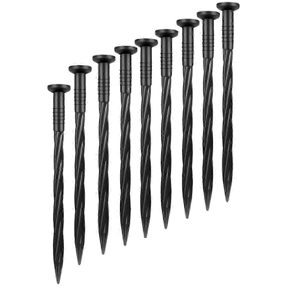 80 חבילה 8 אינץ 'פלסטיק נוף שוליים הימור עיגון גינה דשא חצר קוצים הימור גינון