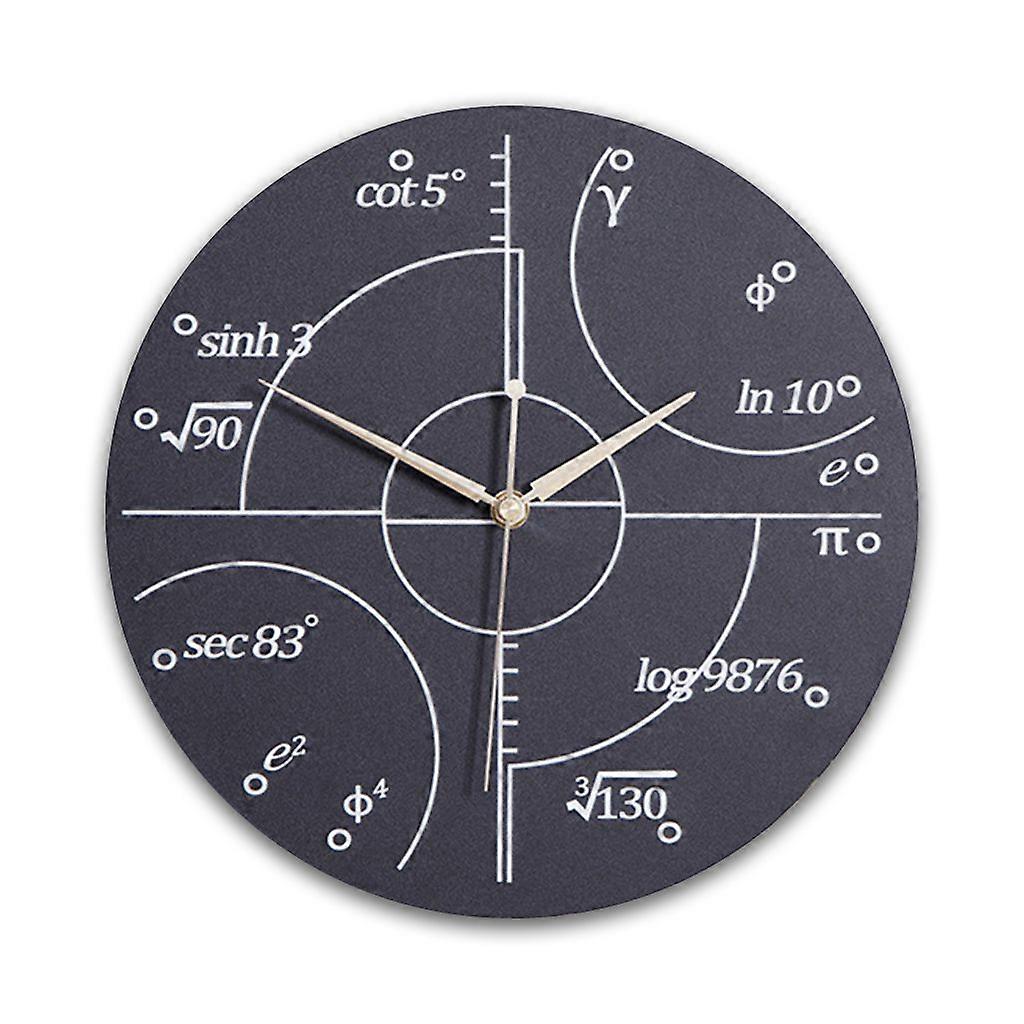 Math Wall Clock Educational Gifts For Kids Teachers School Classroom
