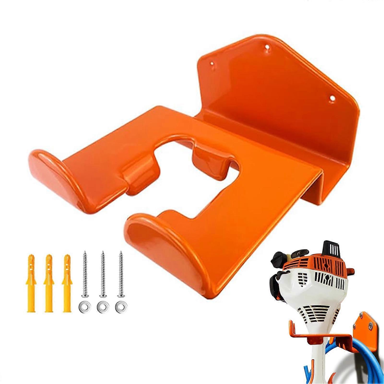 Hanger for Weedeater Wall Mounted Garden Tool Hooks for Weed Wacker, Grass Trimmer, Hedge Trimmer, Garage Storage