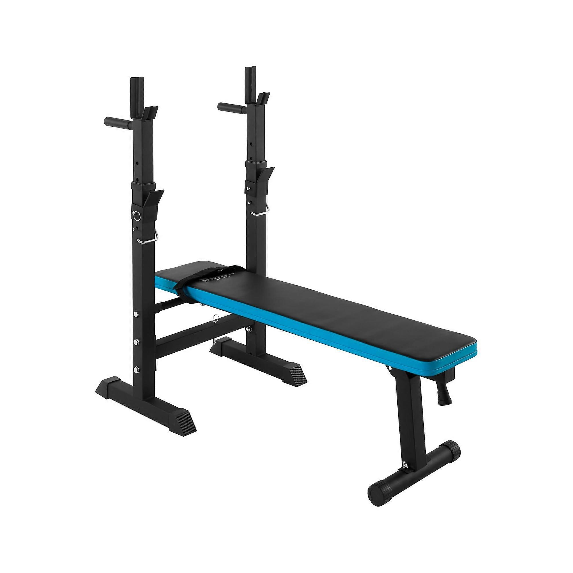 Training Bench Straight Steel Adjustable with Racks RBA-2006