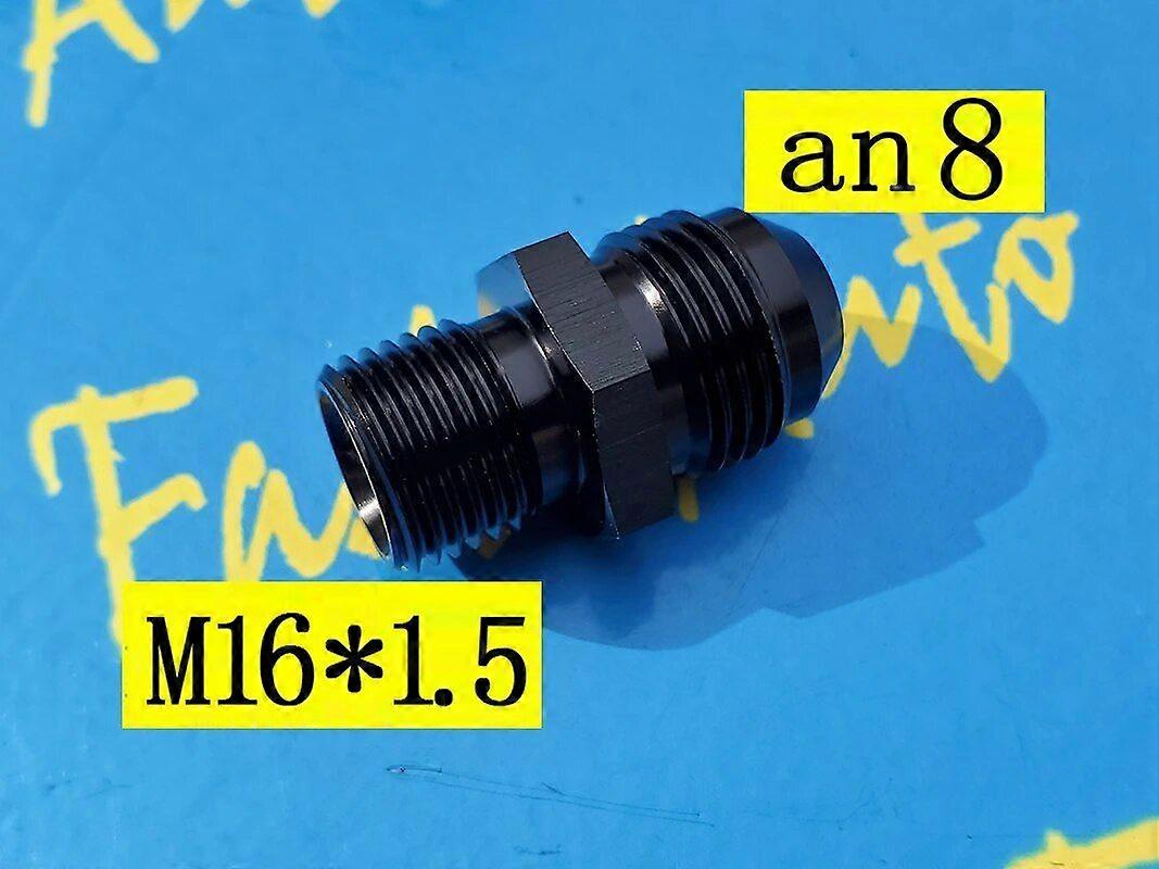 Hane M16 P1.5 M16 * 1.5 M16 x 1.5 till -8an an8 en 8 hane adapter Montering