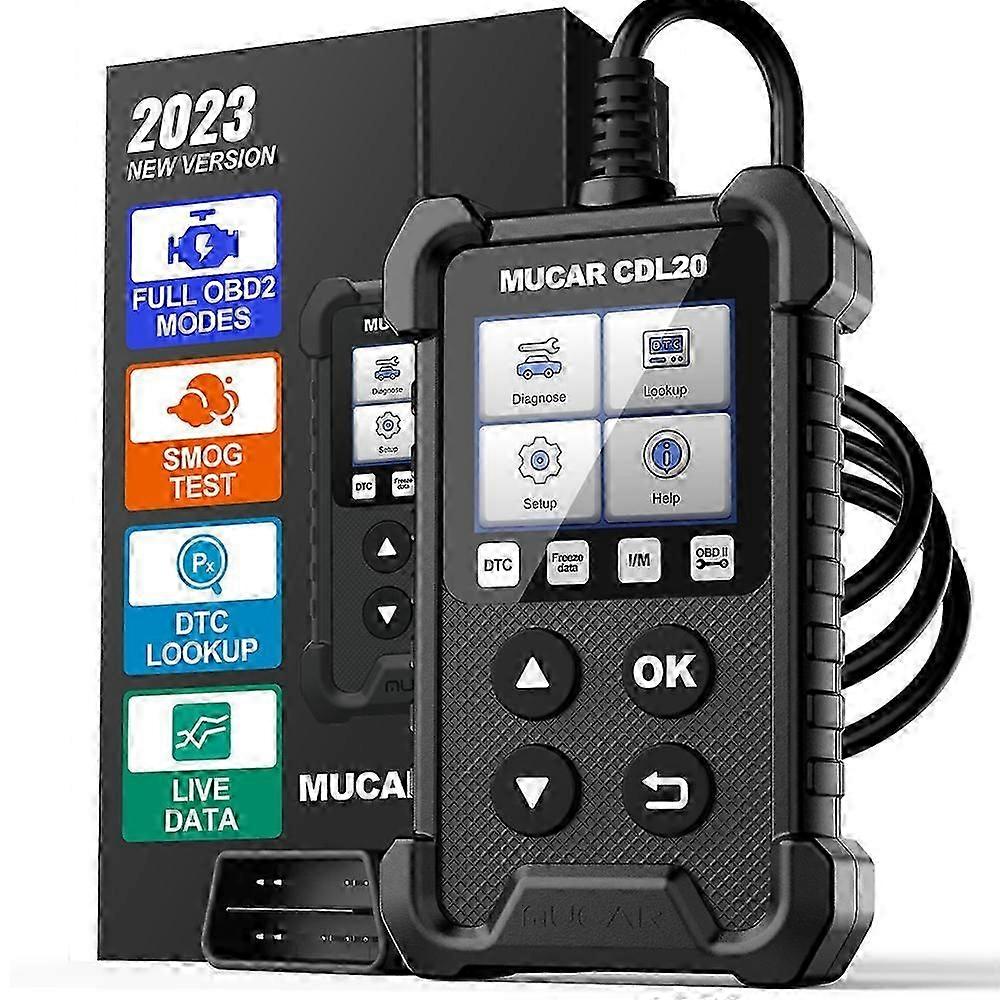 MUCAR CDL20 Obd2 Outil de diagnostic automatique Scanner Obd 2 gratuit à vie Lecteur de code Automotivo Vérifier le moteur Fonctions OBD 2 complètes