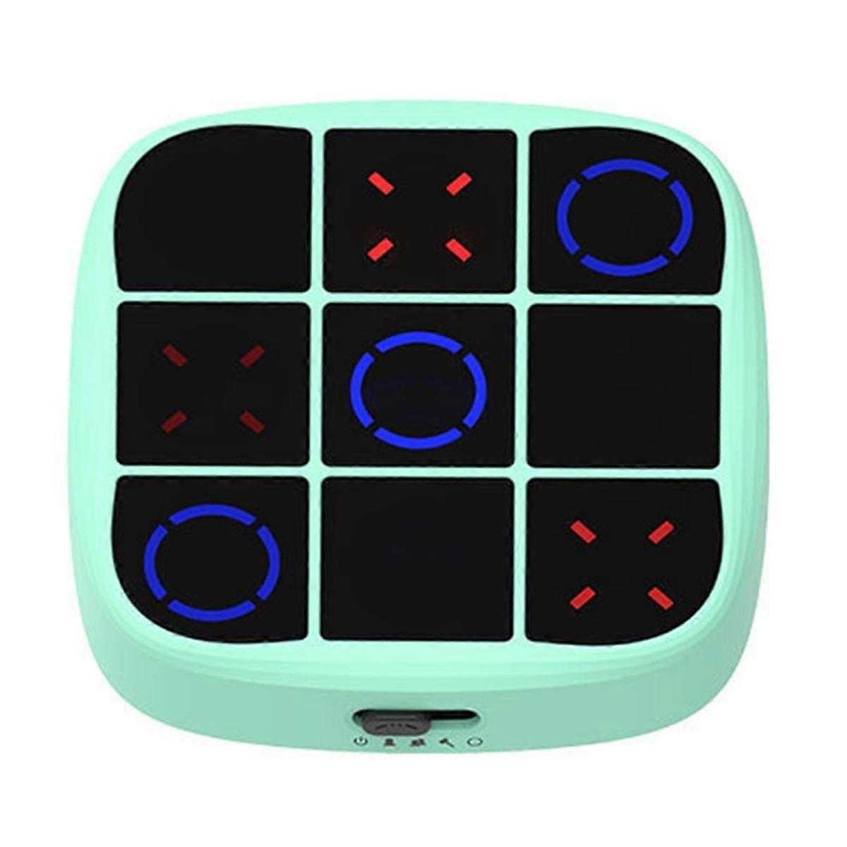 4-in-1 Electronic Tic Toe Bolt Game, Handheld Puzzle Game Console Toy Gifts for Kids and Adults Gre