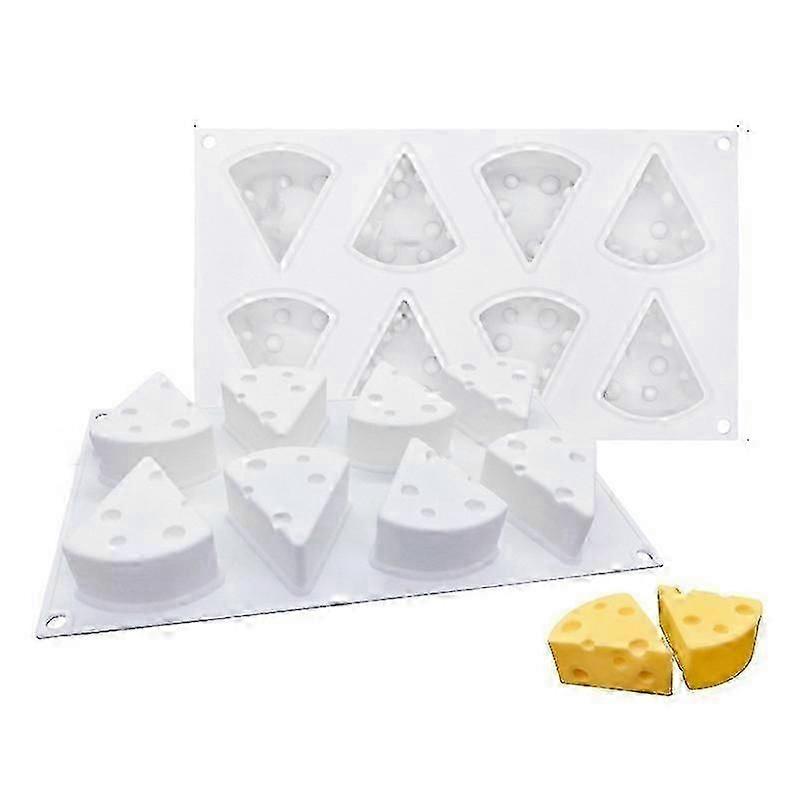 Type A 8-Grid Cheese Mousse Cake Mold Silicone Baking Mold DIY Soap Scented Candle Mold Edition Ab