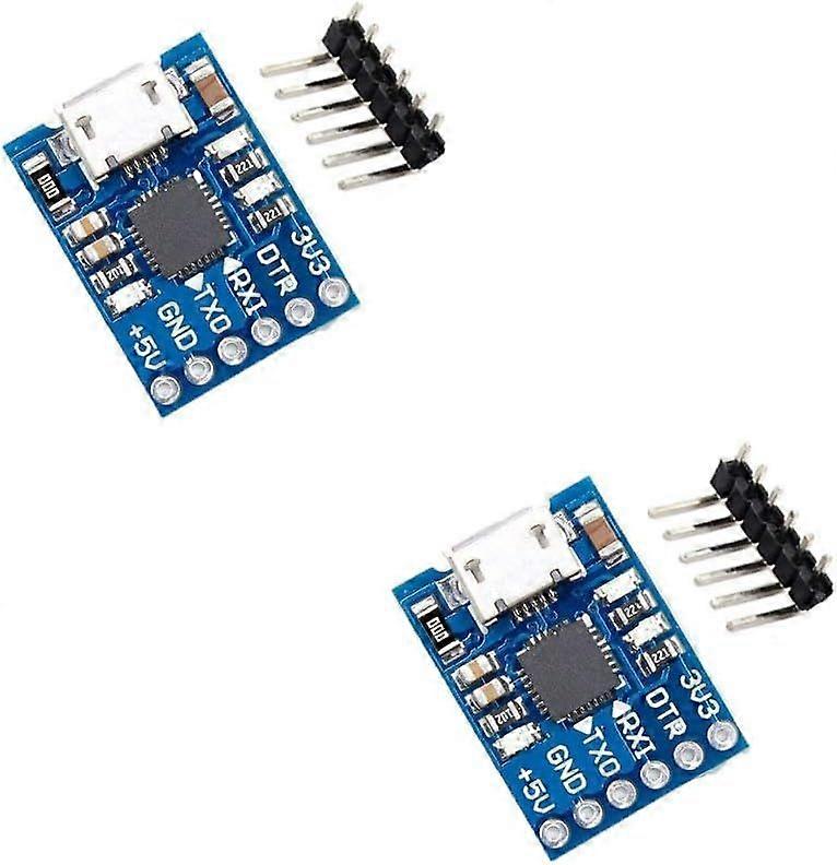2Pcs CP2102 Micro USB to TTL/Serial UART 6Pin Module Serial Converter STC