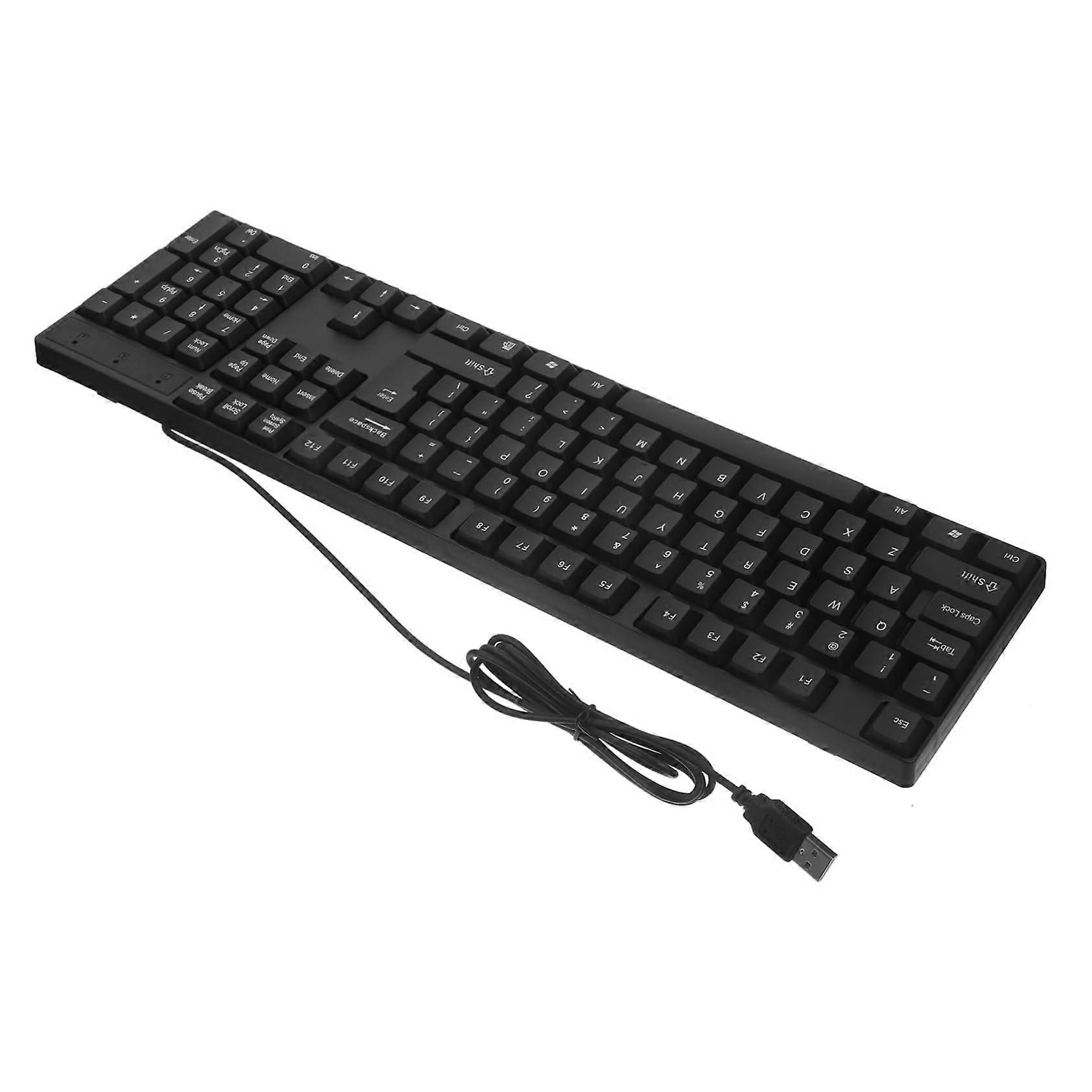 Computer Keyboard Cord Portable Gaming Keyboard with Fast Response for Laptop and Desktop PC, Sturdy Design