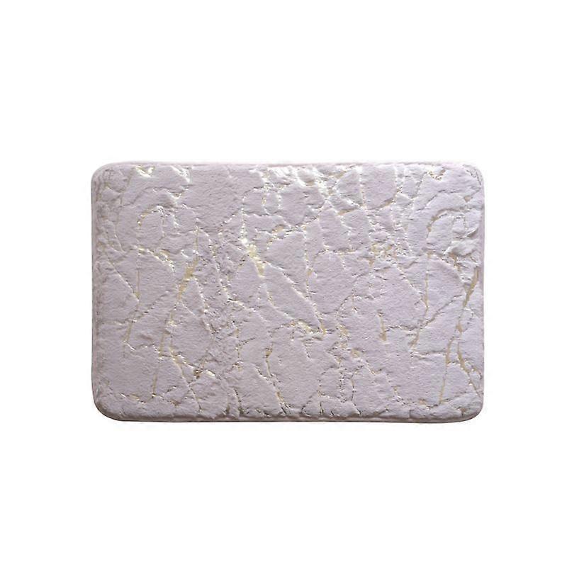 Bathroom, Kitchen, Toilet, Non-Slip Absorbent Mat, Marble Pattern Floor Mat, Step Mat, Pink, 60*90cm