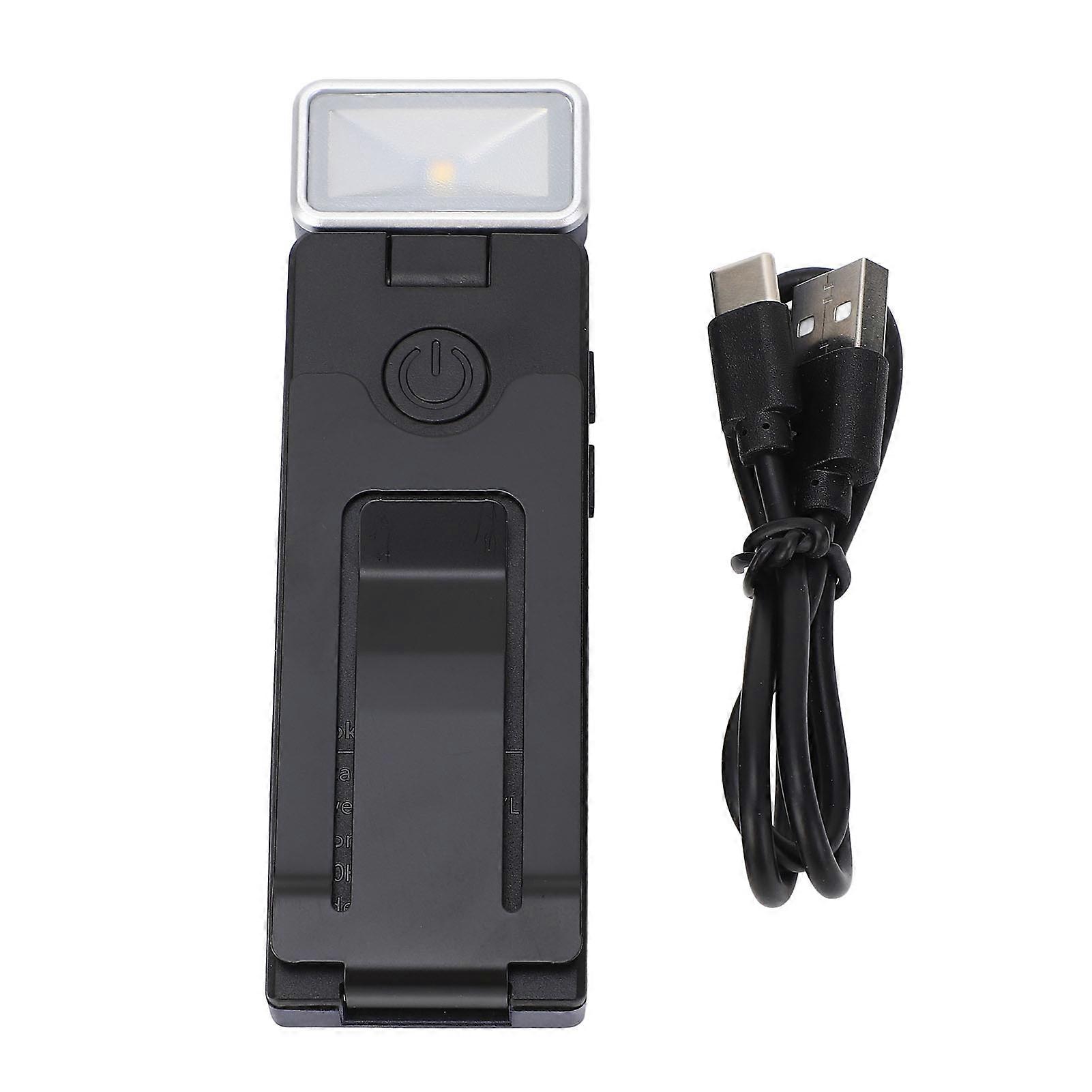 Book Reading Light USB Foldable Rechargeable Portable Clip On Bookmark Light for Home