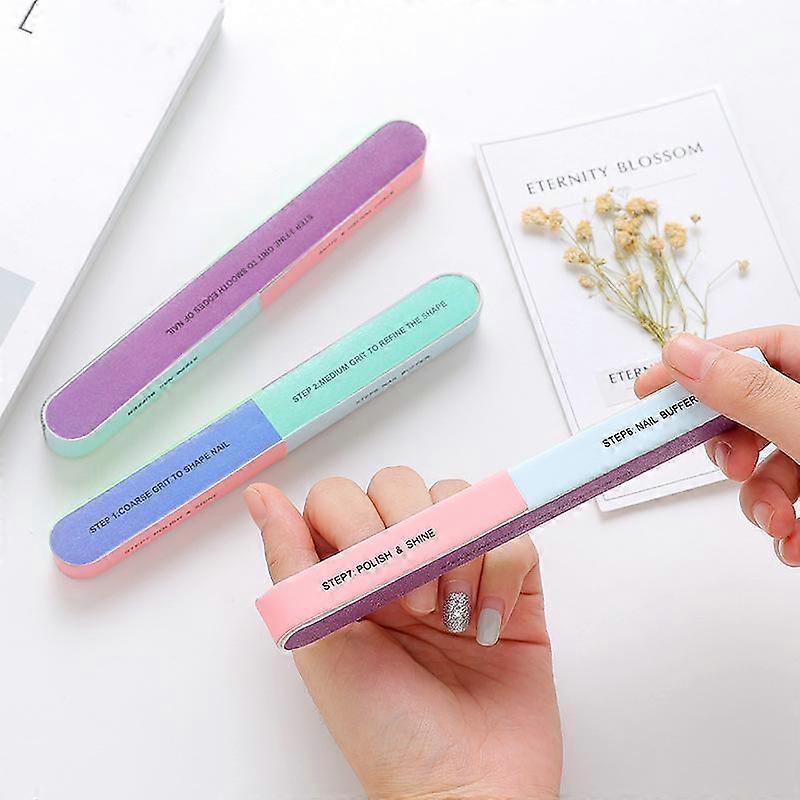 7 Sides Nail Cuticle Polish Strip Tool - Easy Manicure and Pedicure with Clean Cut