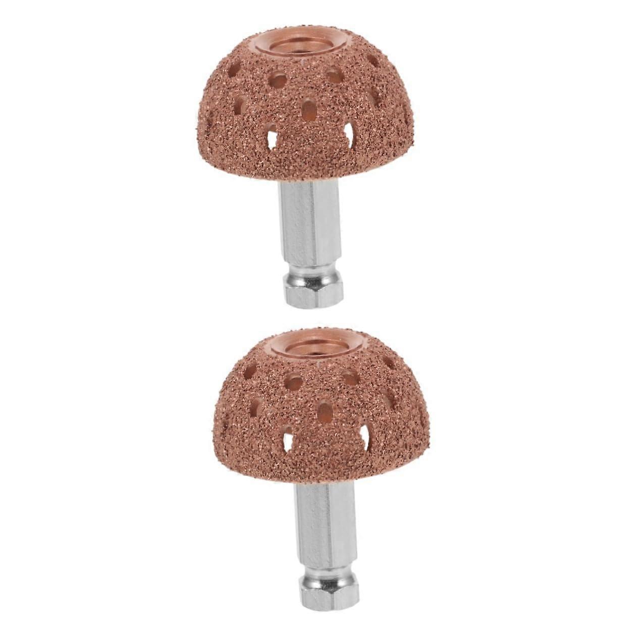 2 Sets Tire Repair Buffing Wheel Low Tire Buffer Dome Buffing Wheel Coarse Grit