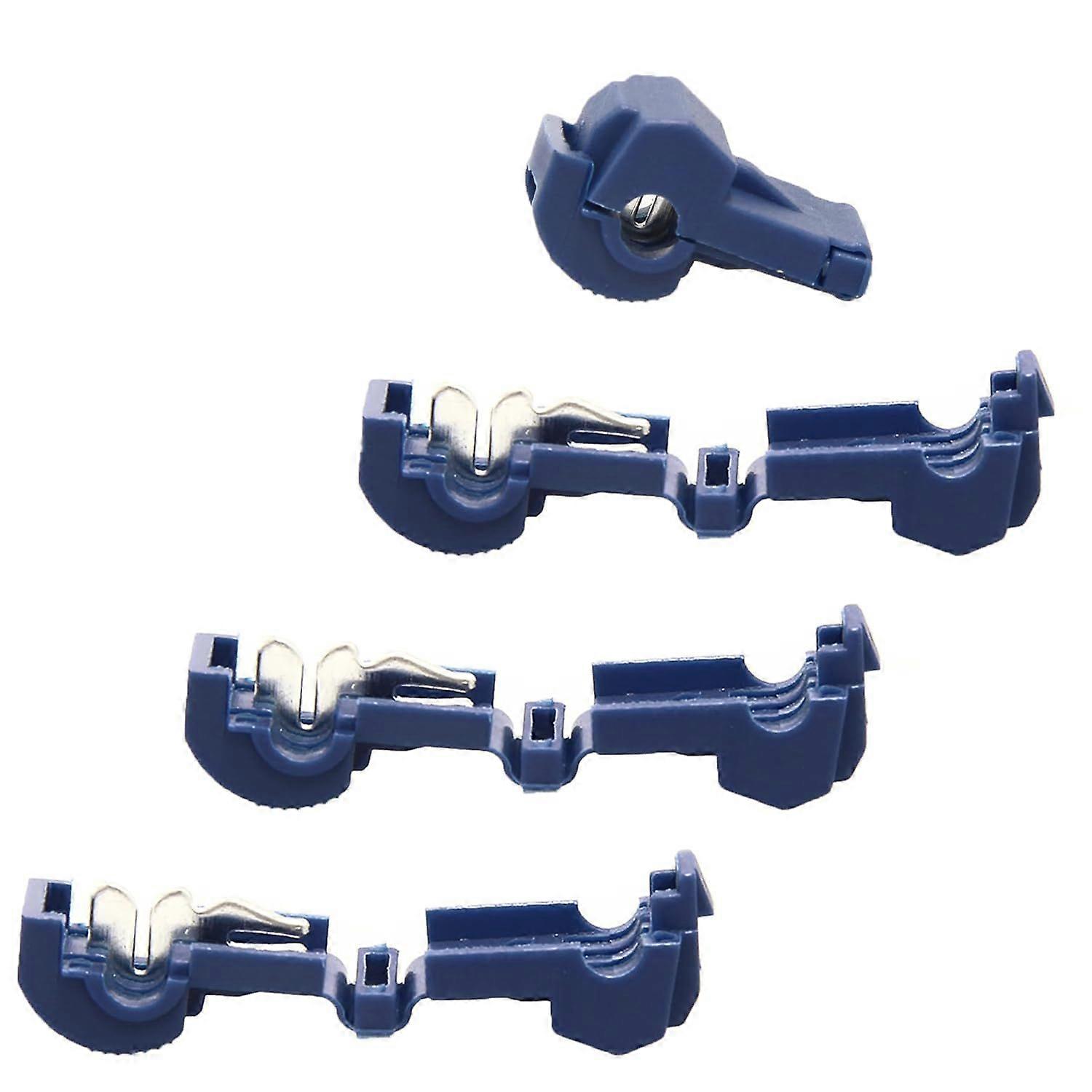 1 Set (10Pcs) Robotic Lawn Mower Boundary Wire Terminal T Type Branch Connector Quick Connector Connection Terminal Fixed Loop Wire Connector