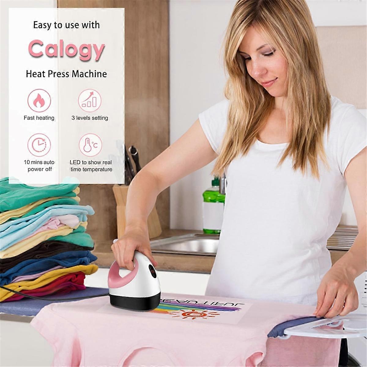 Mini Heat , Heat Transfer Machine, Constant Temp Control, Insulated Safety Base, Fits for Crafts Eu