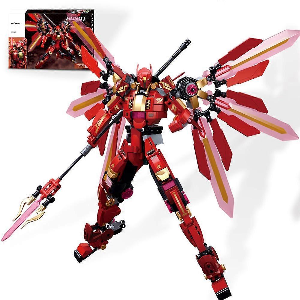 Samurai Mech Building Set 511 PCS Light Lance Mecha Warriors Kit Compatible with Lego for Ages 8+ Teens Adults