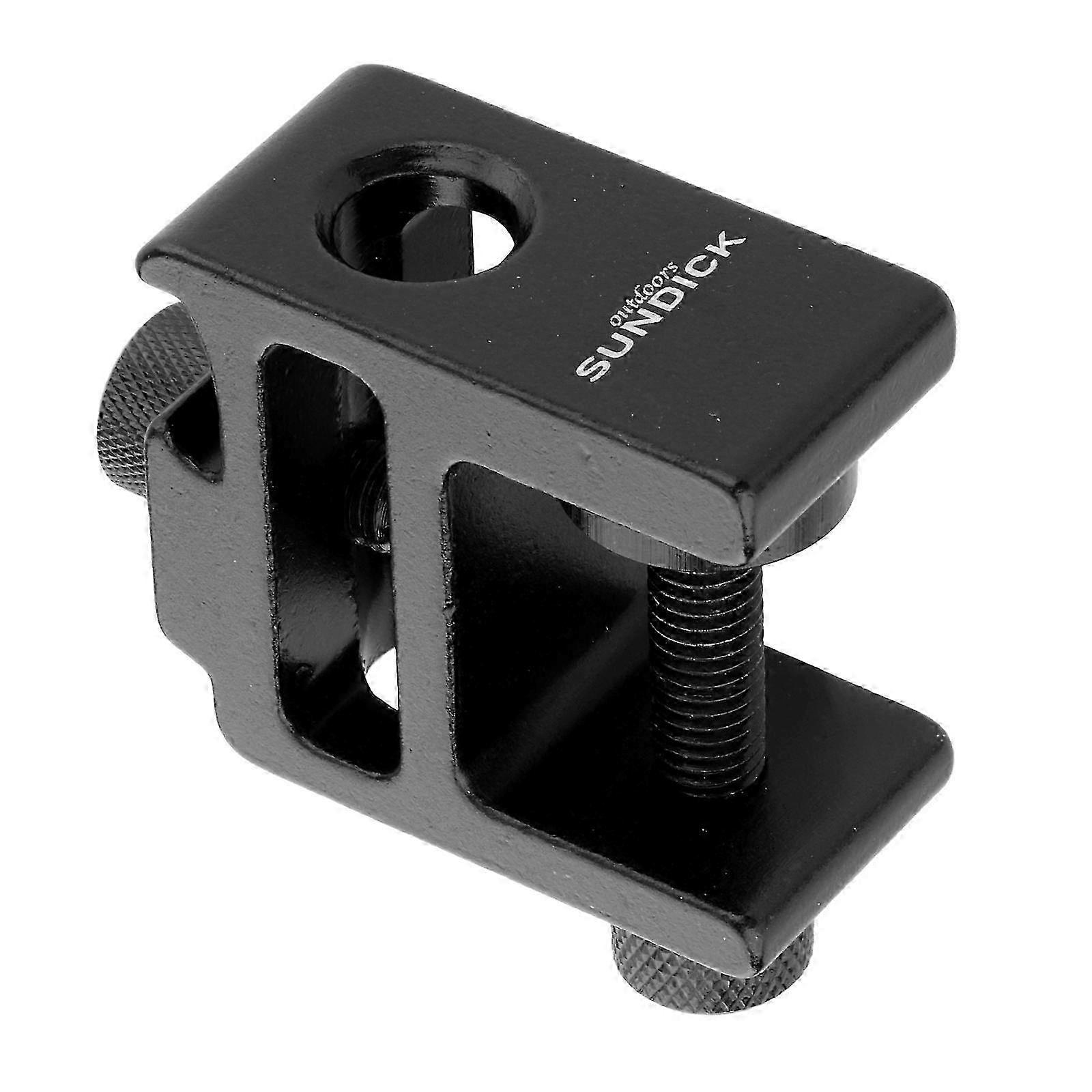 Tabletop Light Stand Table Clamp Adjustable Desktop Holder for Panel Light-color: black