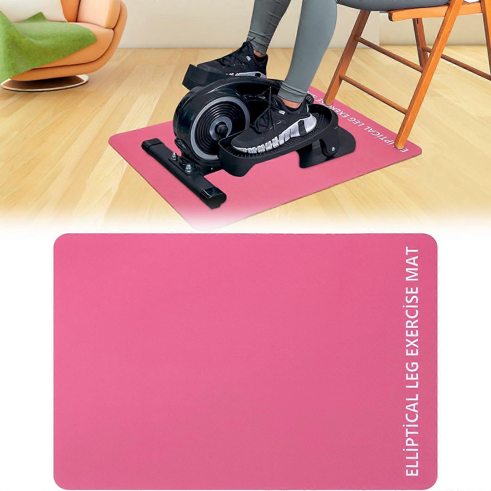 Non-Slip Workout Mat for Ellipse Leg Exerciser, Ellipse Mat, Machine Exercise Mat for Under Desk Ellipticals
