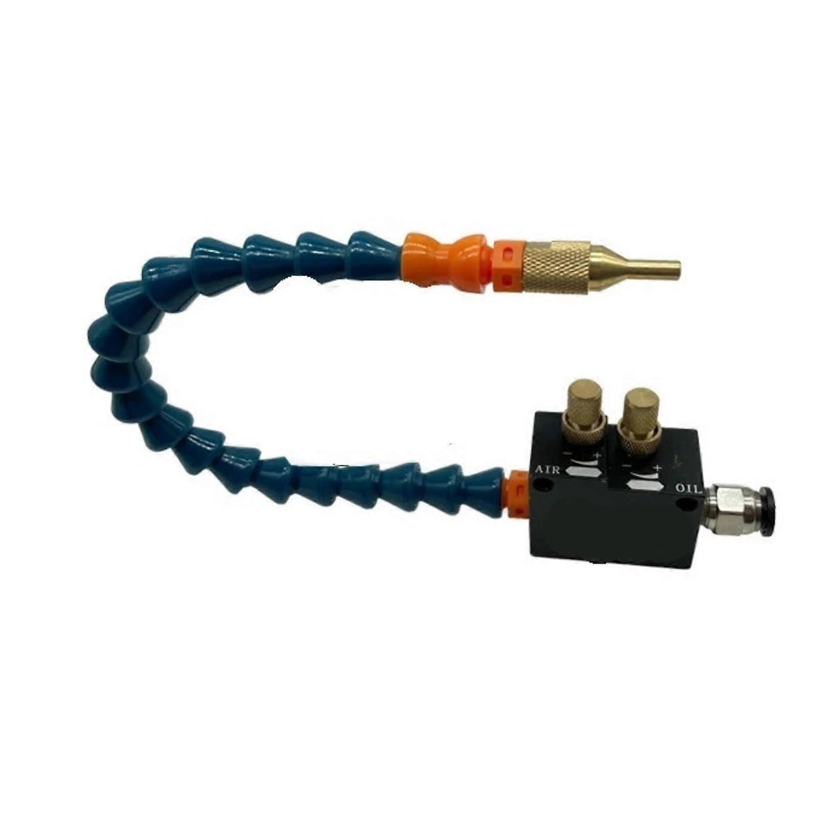 1pcs SelfPriming Mist Coolant Lubrication On CNC Lathe Milling Drill Engraving Machine Tool for 8MM Hose Cooling(Standarad Hose)