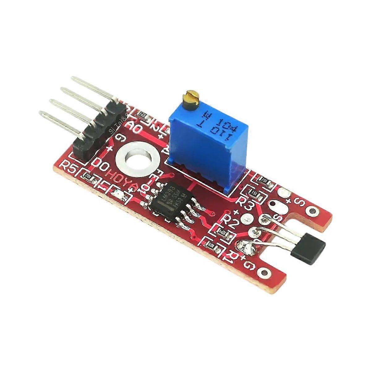 10pcs 4pin KY024 Linear Magnitic Hall Switches Speed Counting Sensor Module DIY Starter Kit   for Arrival High for Quality