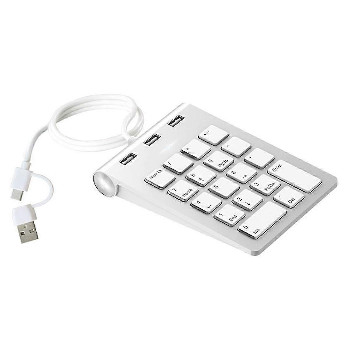 Mini Numeric Keypad Keyboard 18Keys Numeric Key Pad Numpad Number Pad