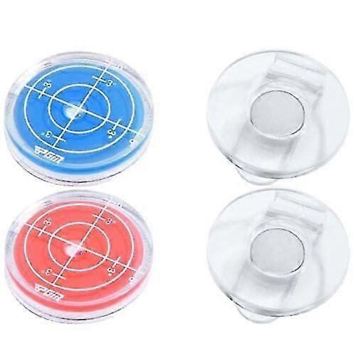 Golf Marker Level Golf Hat Clip Putt Golf Ball Marker Round Bubble Level