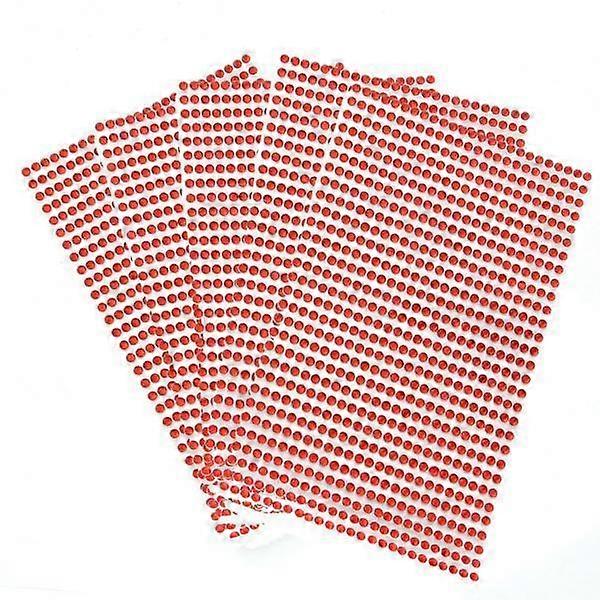 DIY Sparkling Gemstone Sticker Kit for Mobile And Computer - Red