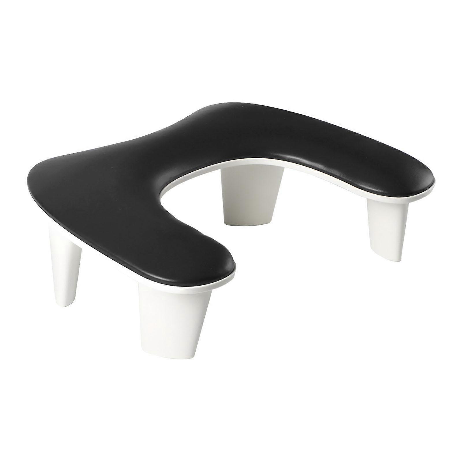 Nail Arm Rest Cushion Hand Rest Cushion Wooden Base Practical Manicure Hand Rest