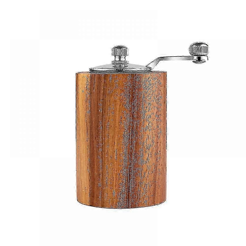 Adjustable Hand Crank Flax Seed Grinder - Manual Pepper Mill with Coarse Setting