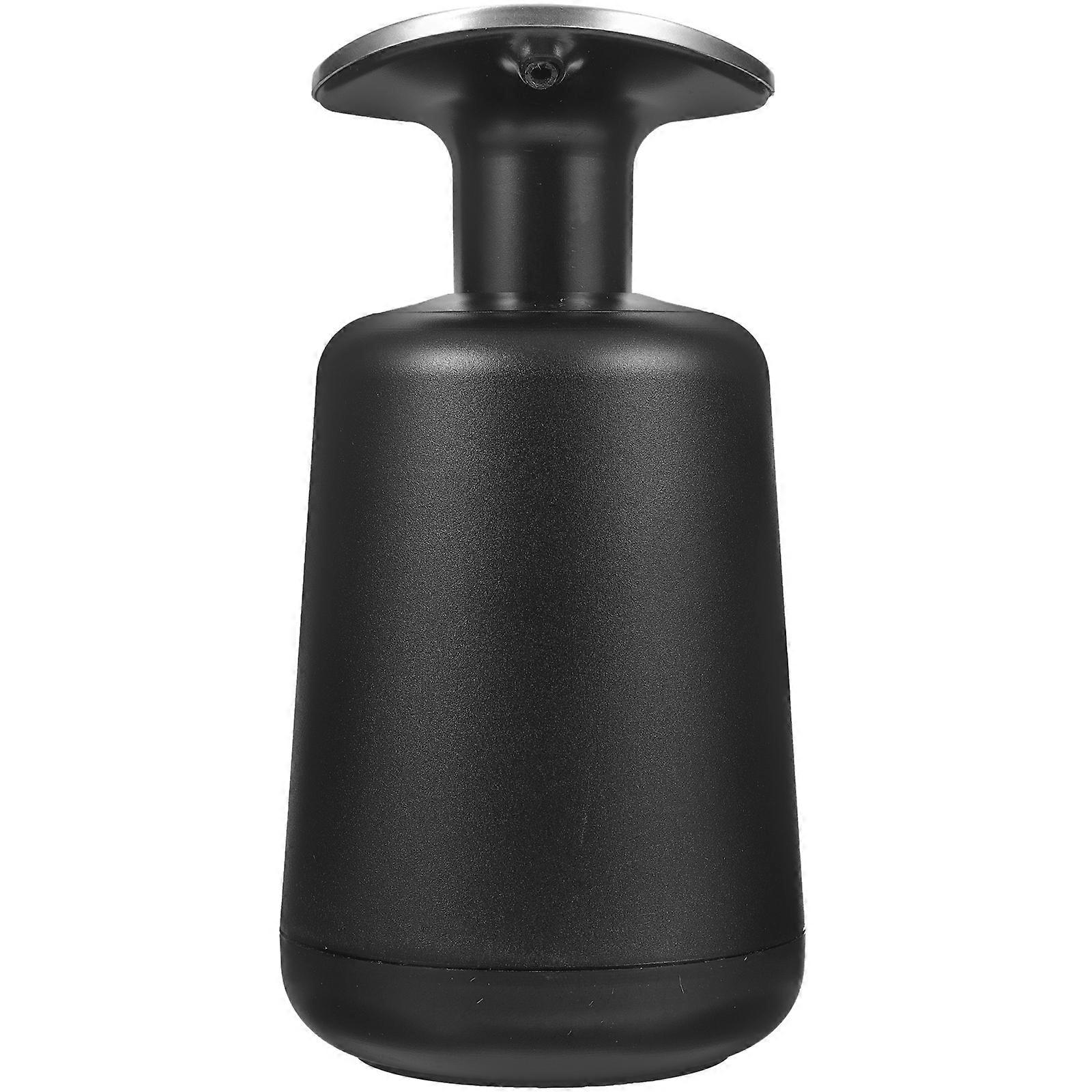 Hand Soap Dispenser Plastic Lotion Pump Bottle Kitchen Use Black 1Set