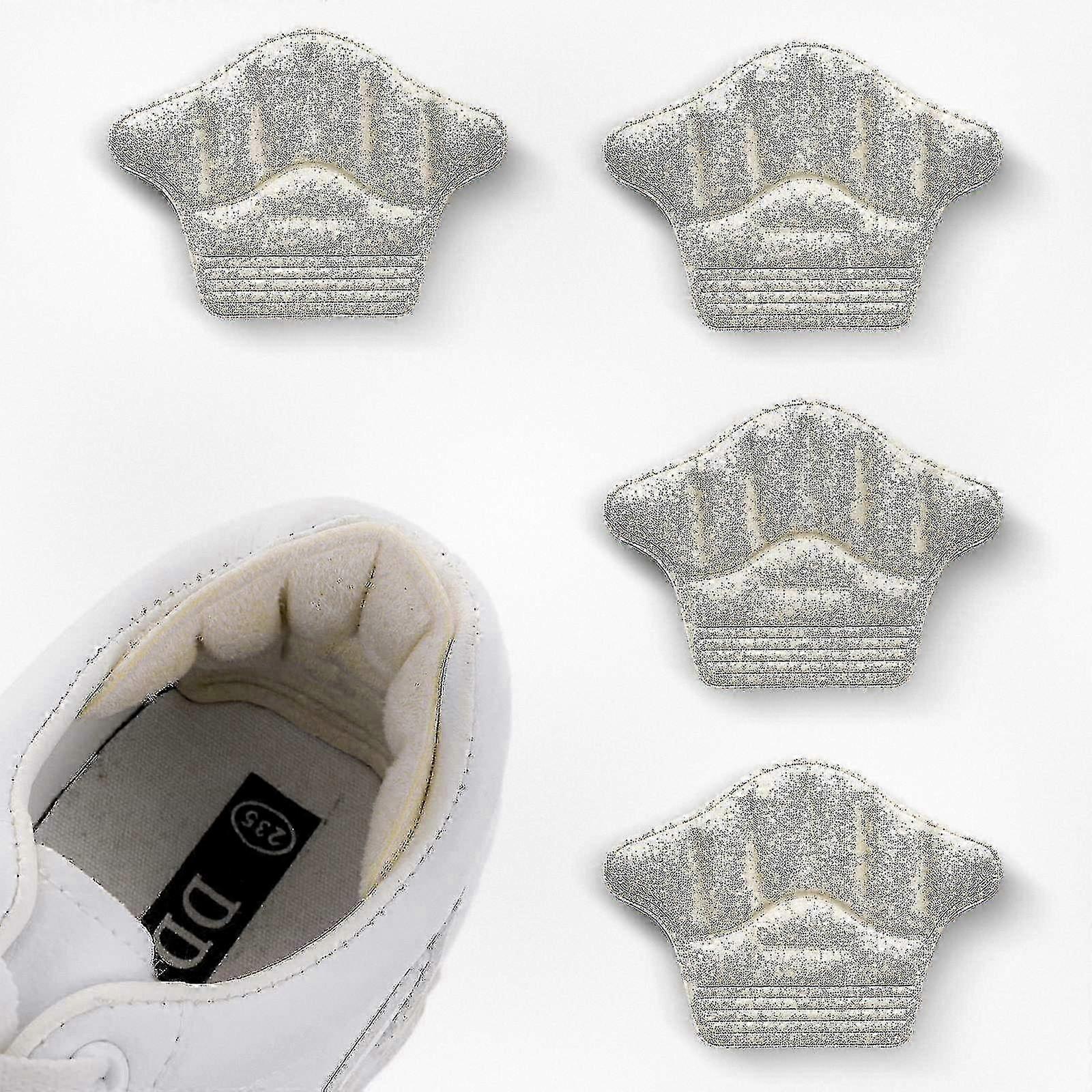 2 Pairs Heel Grips for Loose Footwear, Non-slip Cushion Pads for Heels, Self-adhesive Protectors to Prevent Blisters, Suitable for Various S