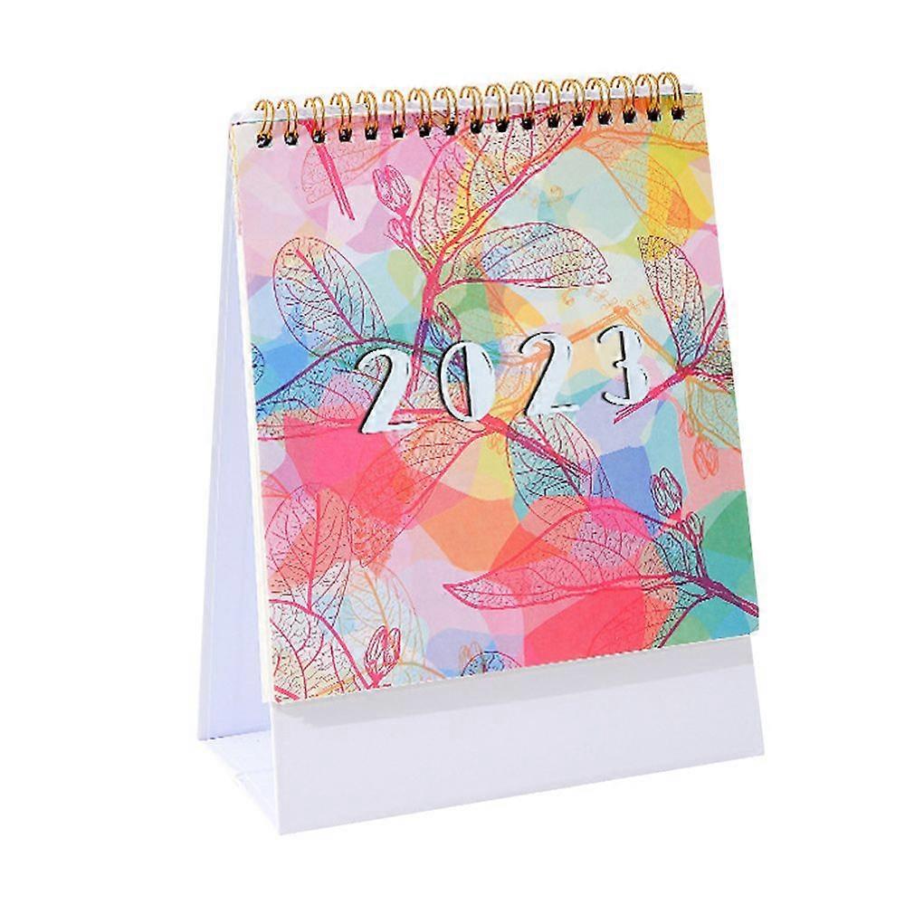 2023 Simple Flowers Desktop Calendar Stand Up Calendar Schedule Desk Calendar Flip Desk Calendar