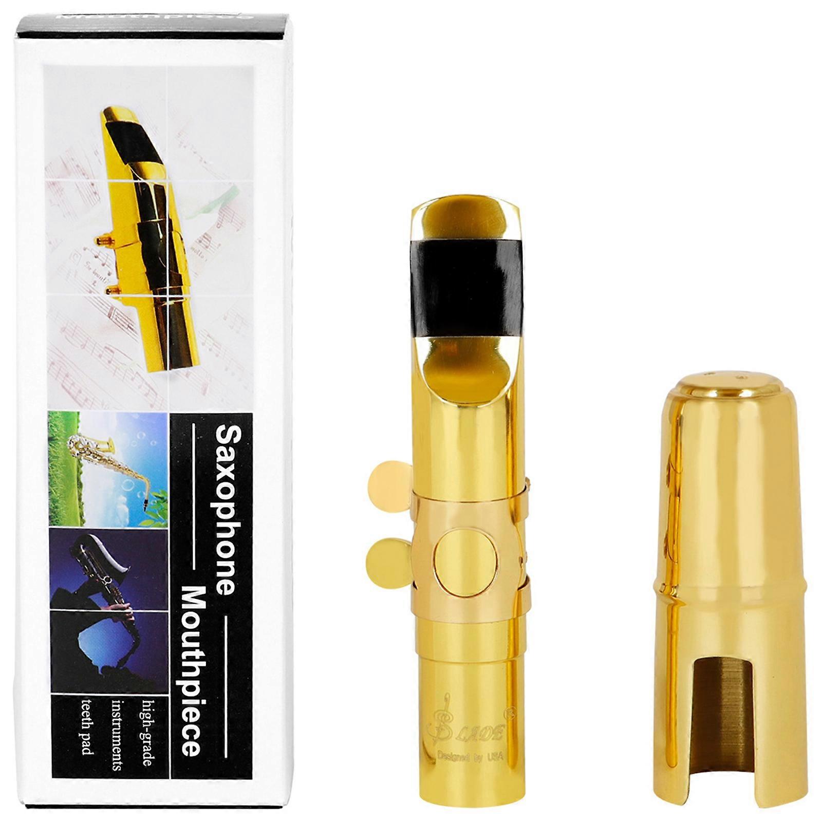 Practical Sax Accessory Metal Saxophone Mouthpiece Advanced Sound Projection Suitable for Various Saxophone Models