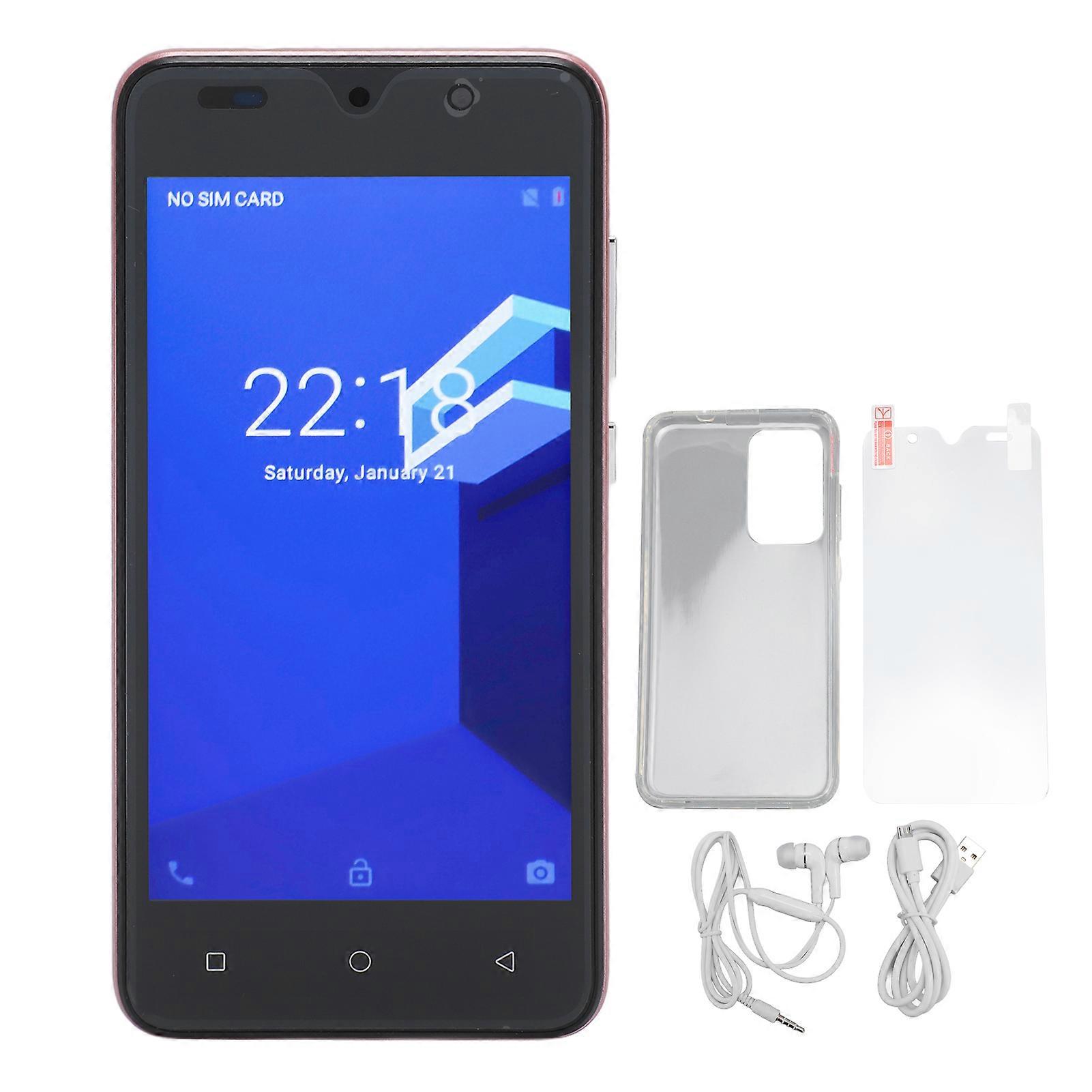 5" Rose Gold Smartphone, 1440x3040 HD, Face Recognition, 4GB RAM, 32GB ROM, Dual SIM